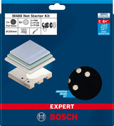 Bosch accessoires expert m480 schuurnetset 225 mm, k 80 120 180 padbeschermer, 7-delig - 2608901667