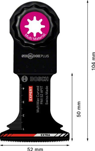 Bosch accessoires expert multimax paii 52 apit multitoolzaagblad 52 mm - 1 stuk(s) - 2608900030