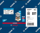 Bosch Zubehör Expert N880 Vliesscheibe für Exzenterschleifer 150 mm, ultrafein S – 20 Stück – 2608901252