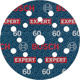 Bosch Zubehör Expert Schleifscheibe O780 mit Folienträger, 125 mm, G60, 6x - 2608902399