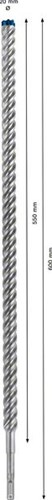 Bosch accessoires expert sds plus-7x hamerboor 20 x 550 x 600 mm - 1 stuk(s) - 2608900144