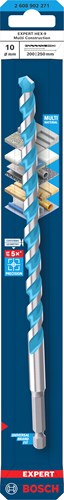 Bosch Zubehör Expert Universalbohrmaschine | Hex-9 | Multikonstruktion | 10x200x250 - 2608902271