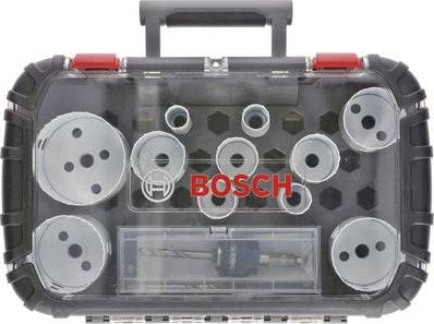 Bosch Zubehör Lochsägen-Set für Holz und Metall | 14-teilig – davon 60 68 76 mm – 2608594193