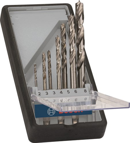 Bosch accessoires houtborenset | robustline | zeskant | 7-delig | 2607019923 - 2607019923