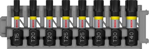 Imp Bosch Zubehör Act 8-teiliger Bitsatz – TX15 bis TX40 – Act Control – 2608522322