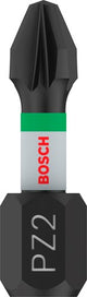 Bosch accessoires impact control bit | pz2 | 25mm | 2 stuks - 2608522401