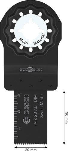 Bosch Zubehör Multimaterial-Sägeblatt AIZ 20 Ab | Starlock | 20x30mm - 2608669251