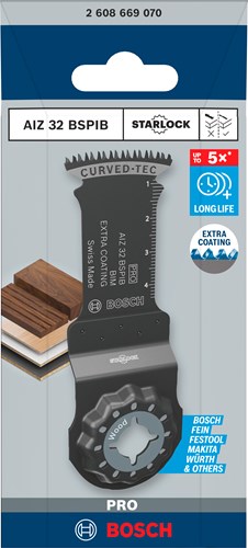 Bosch accessoires pro aiz 32 bspib multitool zaagblad | 32 x 50 mm - 2608669070