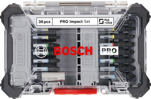 Bosch Prof Pro Schlagschrauber-Bit-Set 36-teiliges Bit-Set