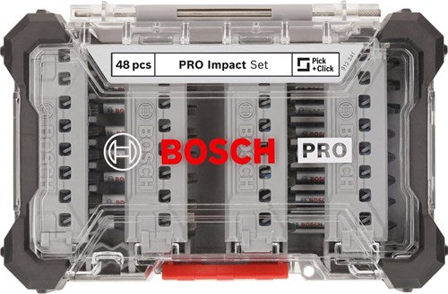 Bosch accessoires bosch professional pro impact schroefbitset 48-delig - 2608521u88