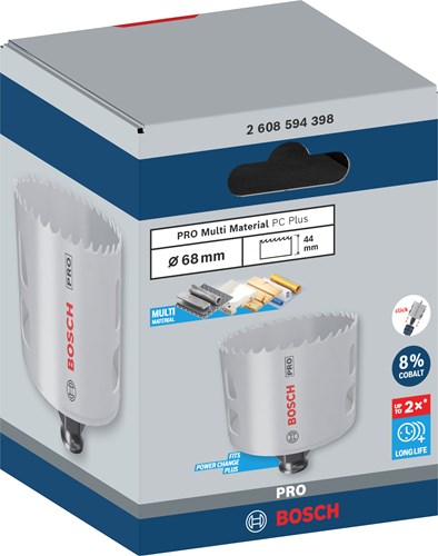 Bosch accessoires bosch pro multi material pc plus gatzag 68 mm - 2608594398