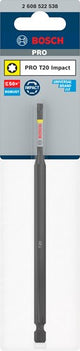 Bosch accessoires pro torx slagschroefbit | t20 | 150 mm - 2608522538