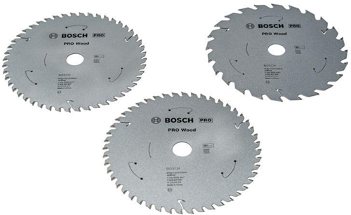 Bosch Zubehör Pro Holzkreissägeblätter | 165mm | 3 Stück | kabellos – 2608644730