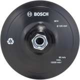 Bosch accessoires bosch schuurschijf - rubber - klithechtsysteem - 125 mm