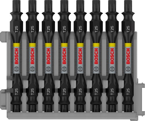 Bosch accessoires impact dubbel bit 65mm, 8xt25