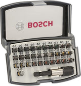 Bosch Zubehör-Sets Profi (32-teiliger Gewindestift Bit PH1-PH2 (2x)-PH3 PZ1-PZ2 (2x)-PZ3 Hex3-Hex4-Hex5-Hex6 T10-T15-T20-T20-T25-T27-T30-T40) – 2607017564