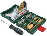 Bosch accessoires bosch x-line borenset - 40-delig - titanium plus serie - voor hout, metaal en steen