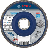 Bosch Zubehör X-Lock Fächerscheibe Best for Metal gerade, Kunststoff, ø125mm, G 120, x571 – 1 Stück(e) – 2608619212
