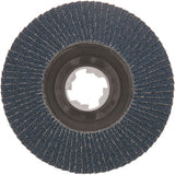 Bosch Zubehör X-Lock Klappenscheibe abgewinkelt, Kunststoff ø125mm, G 60, x571, am besten für Metall – 2608621768