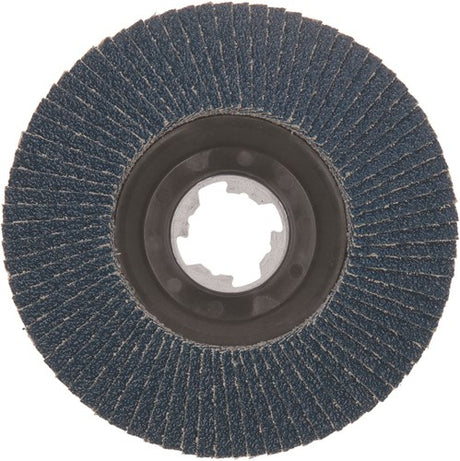 Bosch Zubehör X-Lock Klappenscheibe abgewinkelt, Kunststoff ø125mm, G 60, x571, am besten für Metall – 2608621768
