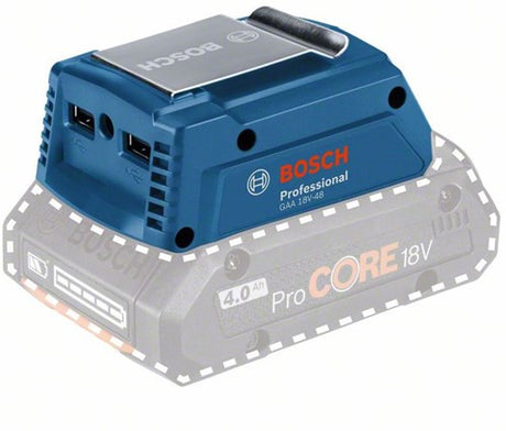 Bosch blauw bosch professional gaa 18v-48 usb-oplaadadapter - 06188000l6