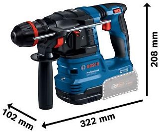 Bosch Akku-Kombi-Bohrhammer GBH 18V-22 x nackt