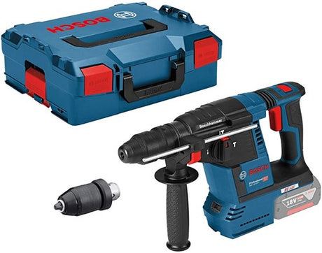 Bosch Blue GBH 18V-26 F Akku-Bohrhammer 2,6J | Solo ohne Akkus und Ladegerät in L-Boxx - 0611910001