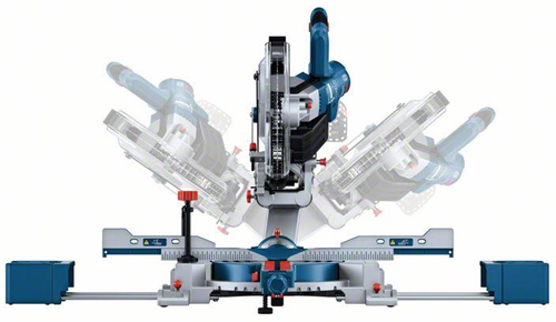 Bosch blauw bosch professional - biturbo - accu-verstekzaag - gcm - 18v-254 d