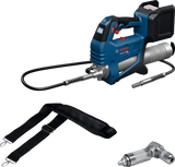 Bosch Blue GFP 18V-10 Akku-Fettpresse | Solo | inkl. 90 Kupplung und Schultergurt | ohne Akku und Ladegerät - 06019n6000