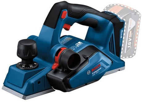 Bosch blauw gho 18v-26 professional | accu schaafmachine | excl. accu en lader | in l-boxx 238 - 06015b5000