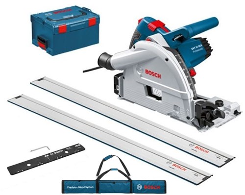 Bosch Blue GKT 55 GCE Tauchsäge | 2x Führungsschienen | in L-Boxx - 0615990ea8