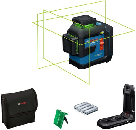 Bosch Blue GLL 80-33 CG Linienlaser | 4x Batterie 1,5V LR6 (AA) | im Karton - 0601065500