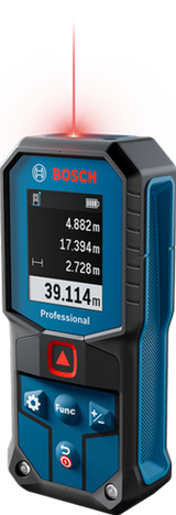 Bosch Blue GLM 40-31 Laser-Entfernungsmesser | 2 Batterien 1,5 V LR6 (AA) + Aufbewahrungskoffer – 0601075000