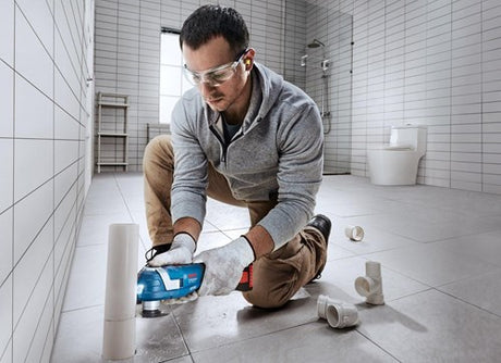 Bosch Blue Gop 18V-34 Akku-Multitool mit Zubehör 18V | ohne Akkus und Ladegerät in L-Boxx - 06018g2002