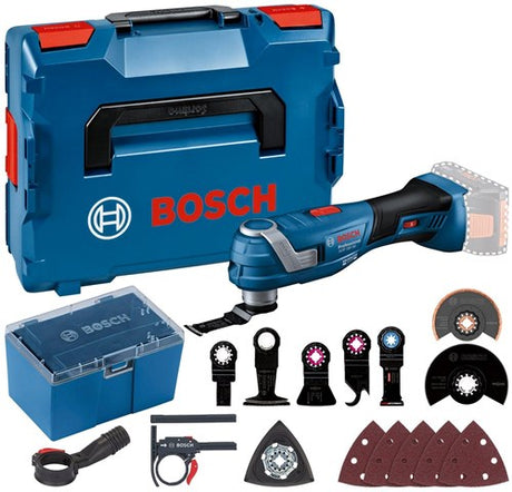 Bosch Blue Gop 18V-34 Akku-Multitool mit Zubehör 18V | ohne Akkus und Ladegerät in L-Boxx - 06018g2002