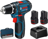 Bosch Blue GSR 12V-15 Akku-Bohrschrauber | 12 V 2,0 Ah Li-Ion – 060186810f