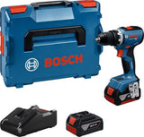 Bosch Blue GSR 18V-65 Akku-Bohrschrauber | 18v | inkl. Gal 18V-40 Schnellladegerät 2x GBA 5.0Ah Akku – 06019n3203