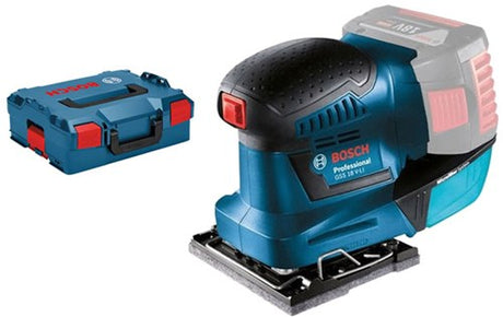 Bosch Blue GSS 18V-10 Profi-Akkuschleifer Solo | ohne Akkus und Ladegerät | in L-Boxx - 06019d0202