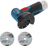 Bosch Blue GWS 12V-76 professioneller Akku-Winkelschleifer | Körper | 12V | ohne Akku und Ladegerät - 06019f2000