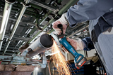 Bosch Blue GWS 18V-10 P Akku-Winkelschleifer | 125mm | 2 x 5,0 Ah Akku + Ladegerät | in L-Boxx - 06019j4101