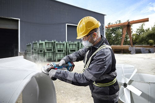 Bosch Blue GWS 18V-11 Akku-Winkelschleifer | 125mm | ohne Batterien und Ladegerät – 06019n4100