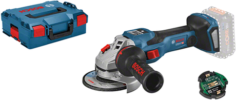 Bosch blauw gwx 18v-15 c | biturbo x-lock accu haakse slijper 18v 125mm in l-boxx 136 (2x 5.5ah procore accu + lader) - 06019h6402