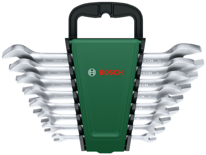 Bosch grüner Doppelmaulschlüsselsatz | 8-teilig - 1600a03hm8