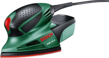 Bosch PSM 100 A Multischleifer – kabelgebunden – 3 Schleifblätter – 100 W