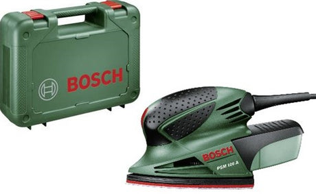 Bosch PSM 100 A Multischleifer – kabelgebunden – 3 Schleifblätter – 100 W