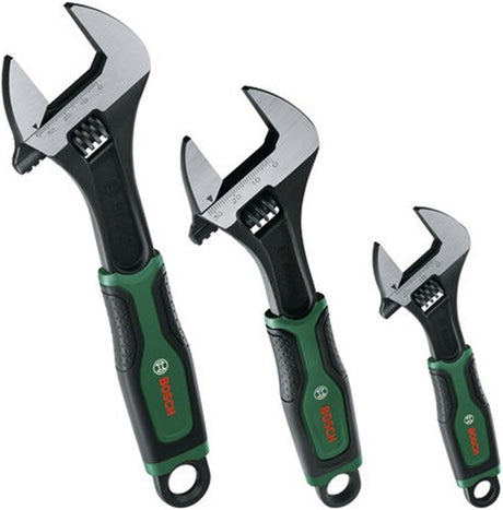 Bosch groen verstelbare sleutelset | 3-delig (6 8 10 ) - 1600a039hr