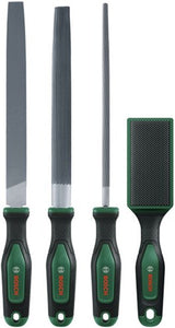 Bosch grünes Feilenset mit Pinsel | 4-teilig | 200mm 8 - 1600a034gm