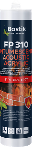 Bostik fp 310 intumescent acoustic acrylic | wit | koker 310 ml - 30614486