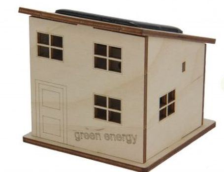 Solexpert Bouwpakket – Haus mit Zonnepaneel