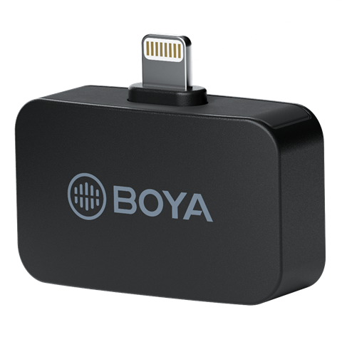 Boya 2.4 GHz Dasspeld Microfoon Draadloos BY-M1LV-D voor iOS